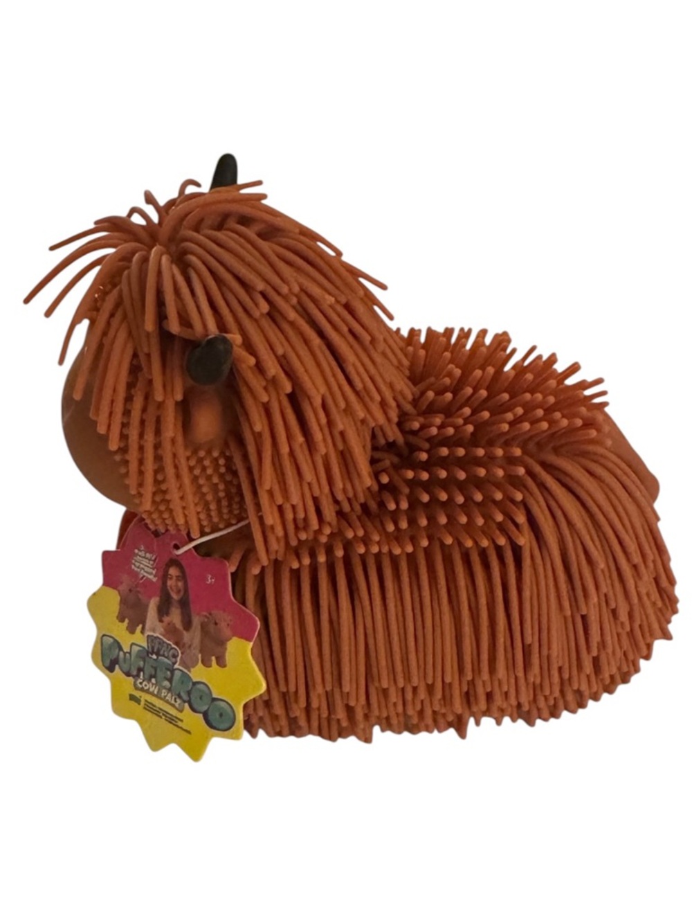 VIRAL Squishy Highland Cow Pufferoo Cow Palz JUMBO Squishy 6.5” Fidget Toy - Picture 2 of 3